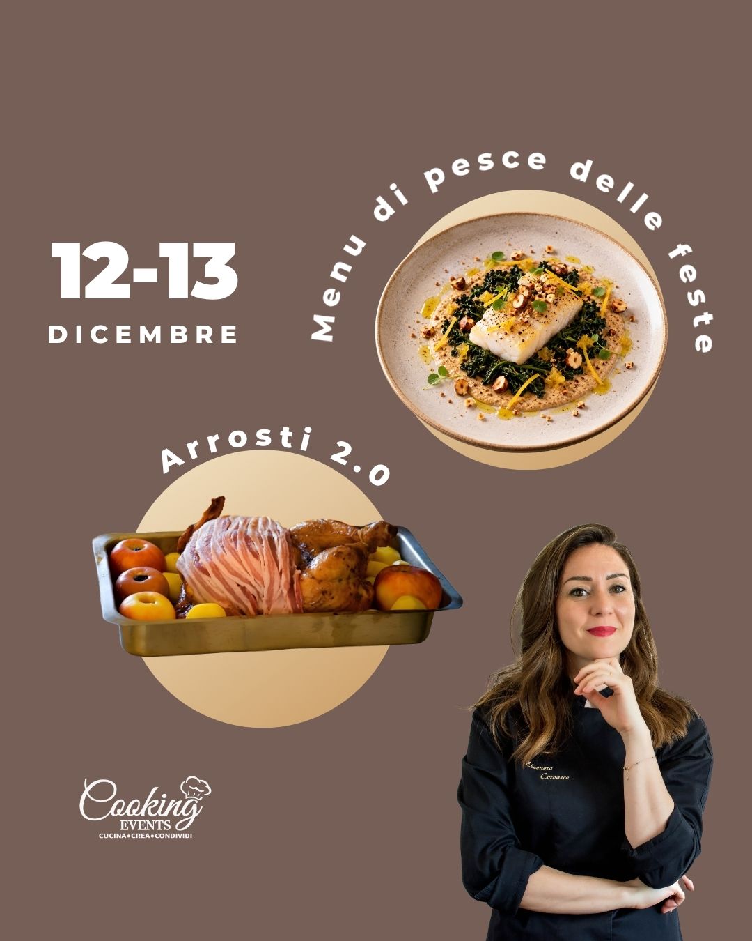 Pacchetto Eleonora Corvasce - Menù di pesce + Arrosti 2.0 - 12 e 13 Dicembre